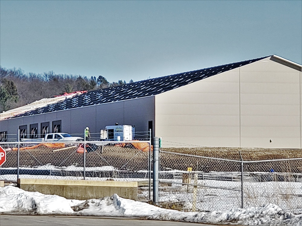 Construction continues on shipping, receiving facility at Fort McCoy