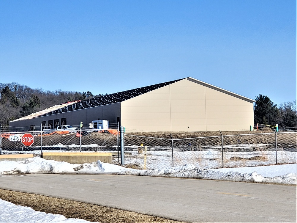 Construction continues on shipping, receiving facility at Fort McCoy
