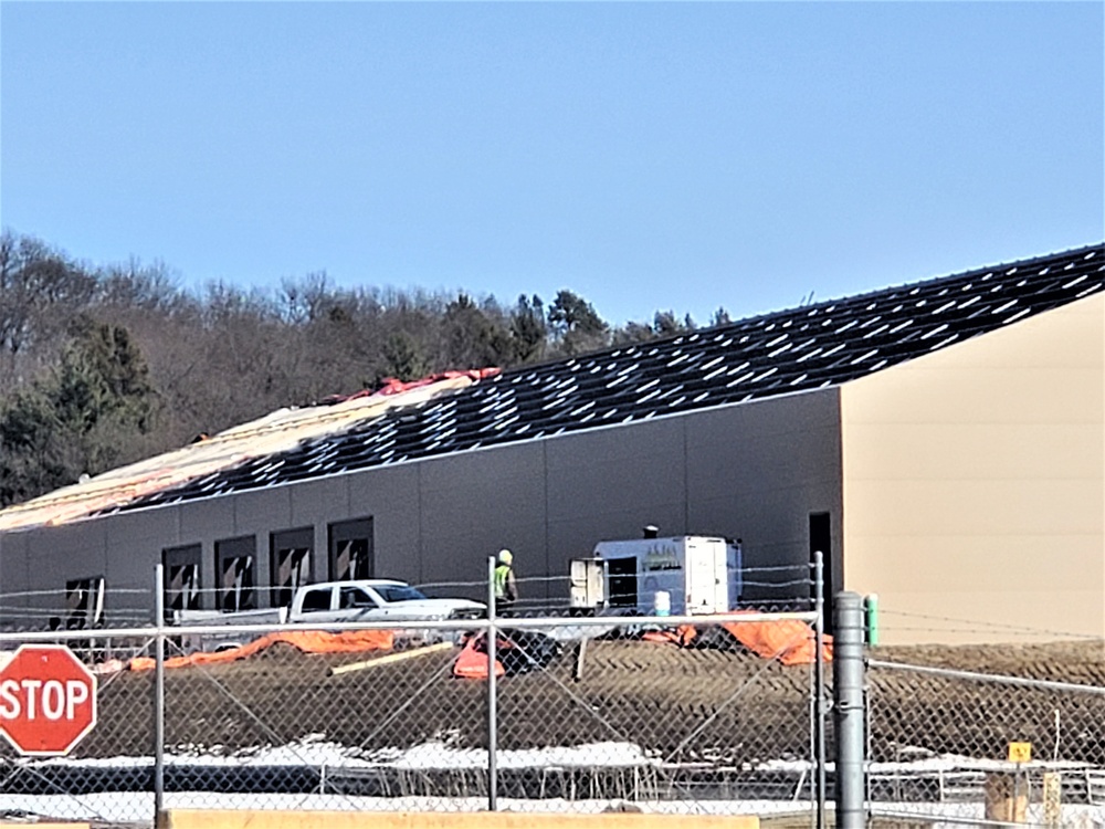 Construction continues on shipping, receiving facility at Fort McCoy