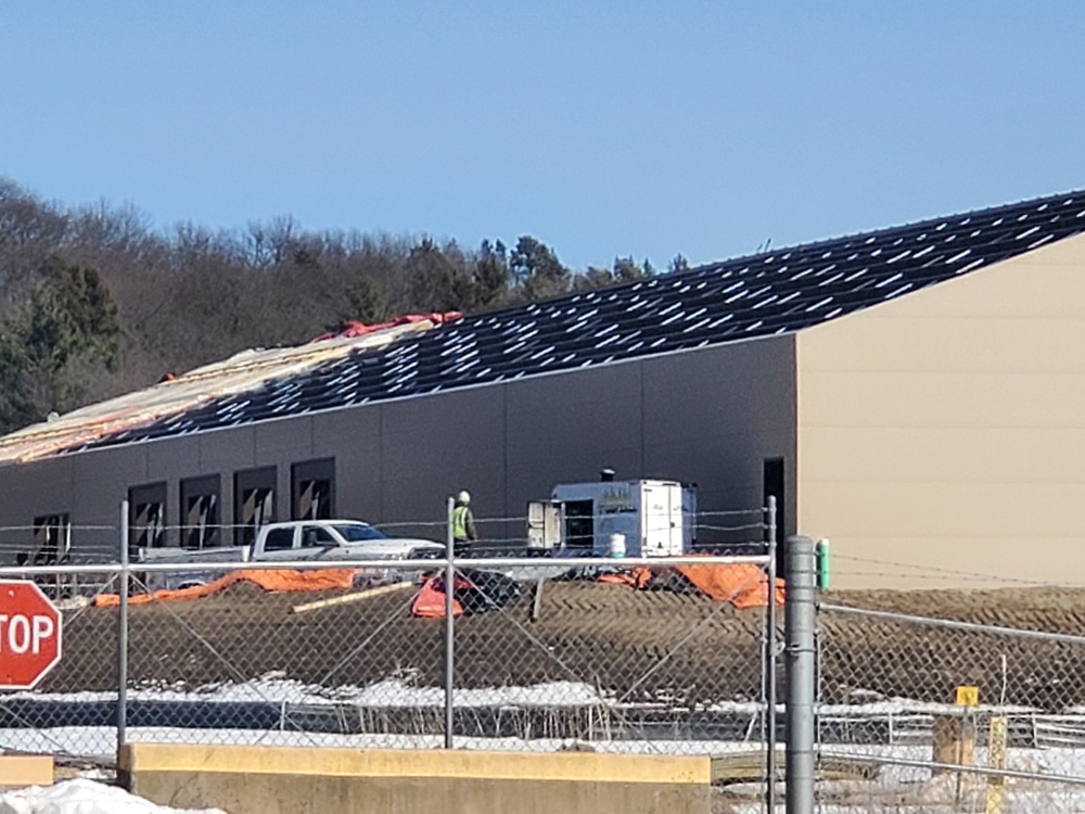 Construction continues on shipping, receiving facility at Fort McCoy