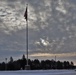 American flag and Fort McCoy