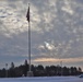 American flag and Fort McCoy