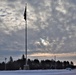 American flag and Fort McCoy