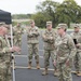 Major General Tracy R. Norris, Adjutant General of Texas, Meets with Soldiers on Camp Mabry