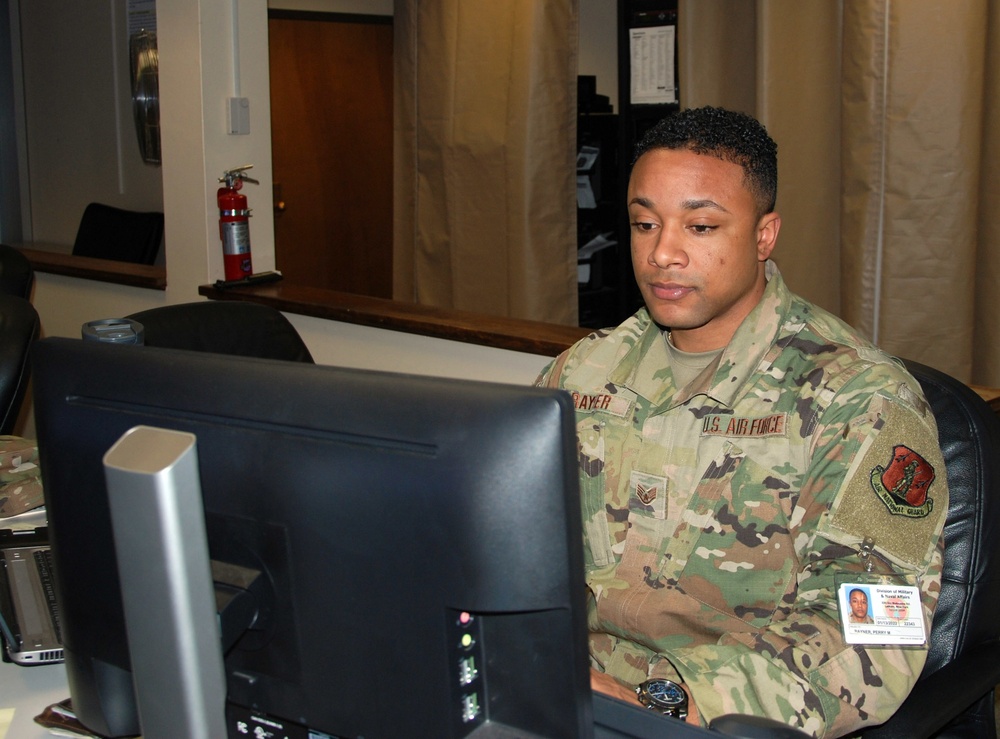 Soldiers and Airmen man joint operations center