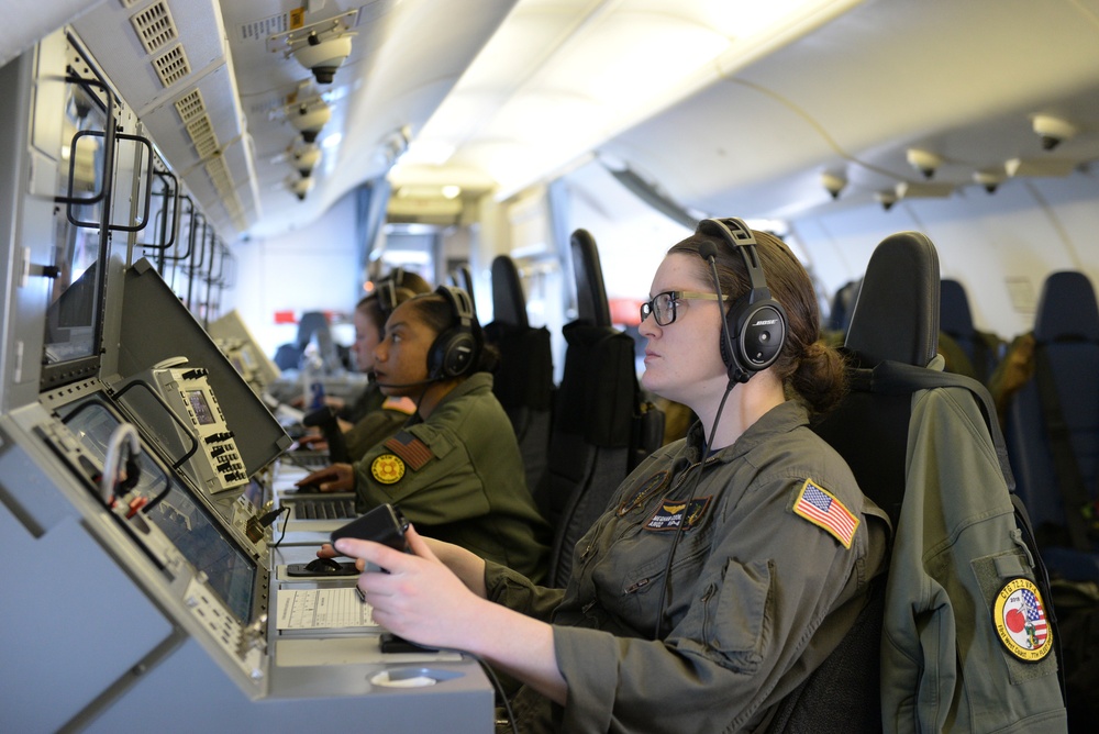 AWO2 Meghan Cooke Conducts Flight Operations