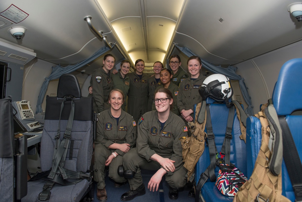 VP-4 Aircrew Honors Women's Heritage