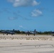 F-5N Tigers II prepeare to launch from Boca Chica Field