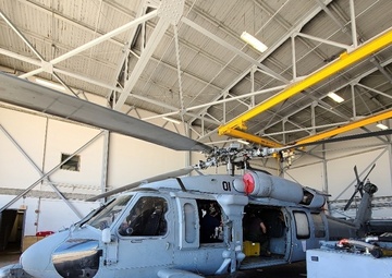 Maintenance on MH-60 Sea Hawk