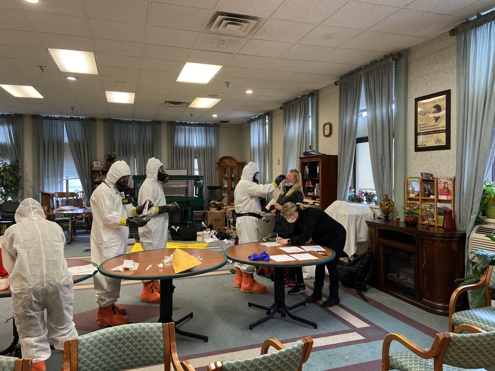 W.Va. CBRN experts provide COVID-19 testing support