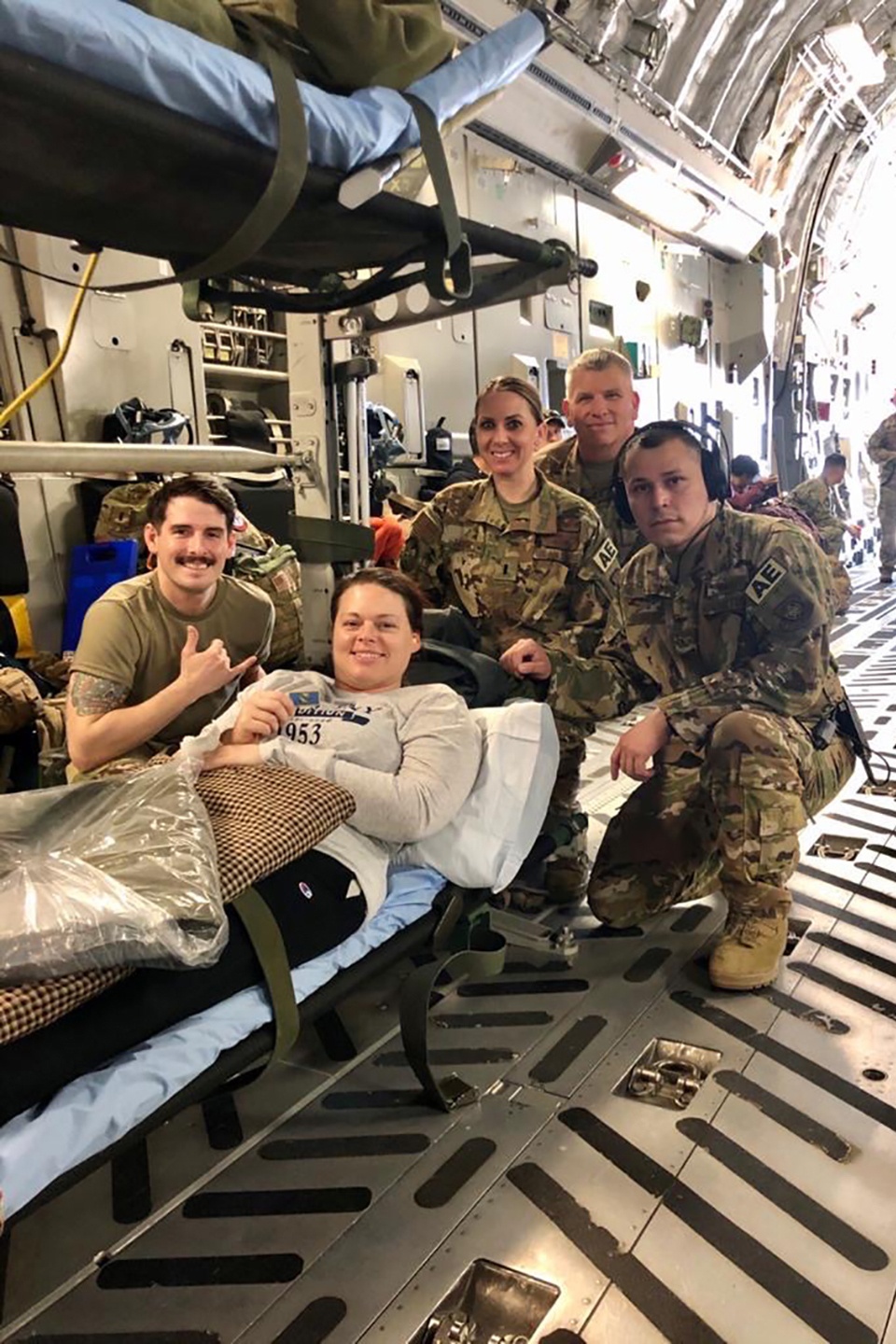 Wounded Oklahoma Air National Guard member returns to the U.S.