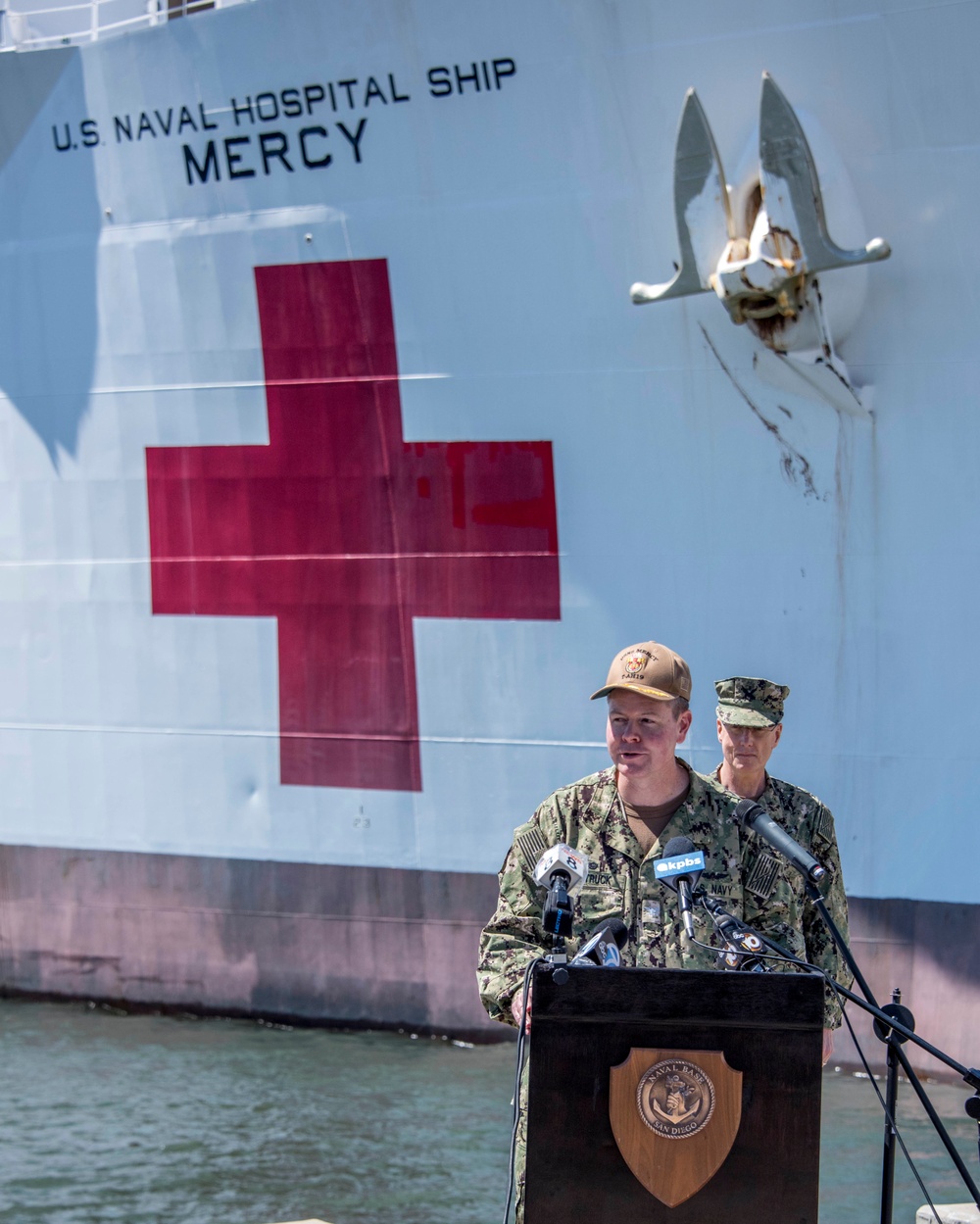 USNS Mercy hosts press conference