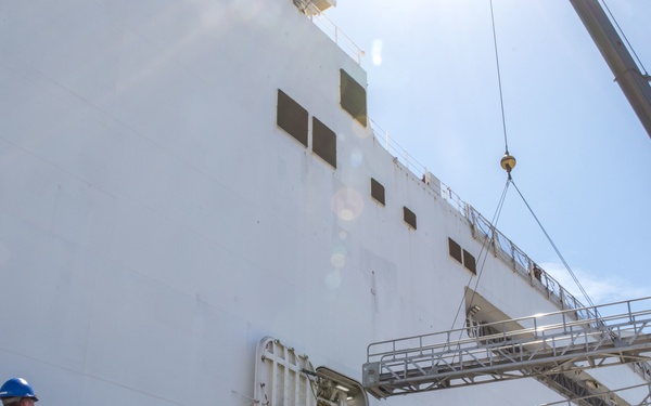 USNS Mercy (T-AH 19) Deploys