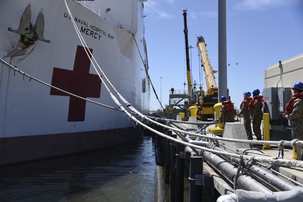 USNS Mercy Deploys