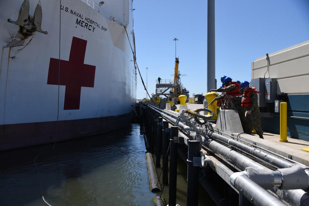 USNS Mercy Deploys