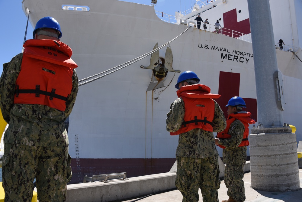 USNS Mercy Deploys