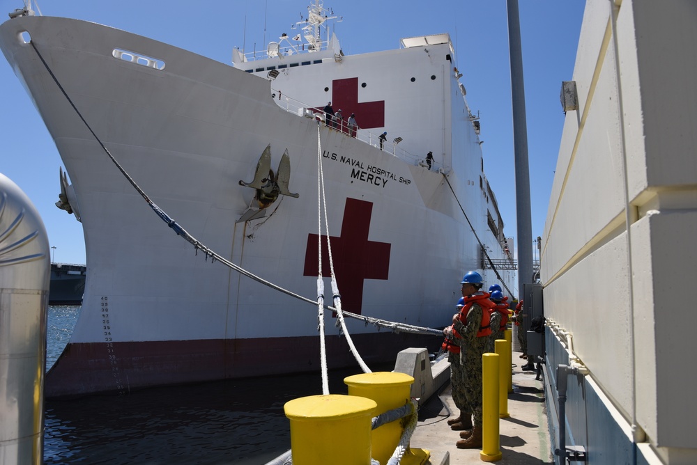 USNS Mercy Deploys