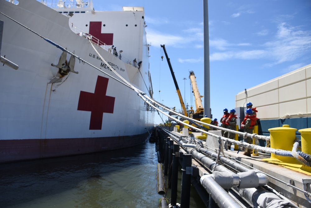 USNS Mercy Deploys