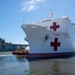 Hospital Ship USNS Mercy (T-AH 19) Departs San Diego