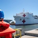 Hospital Ship USNS Mercy (T-AH 19) Departs San Diego