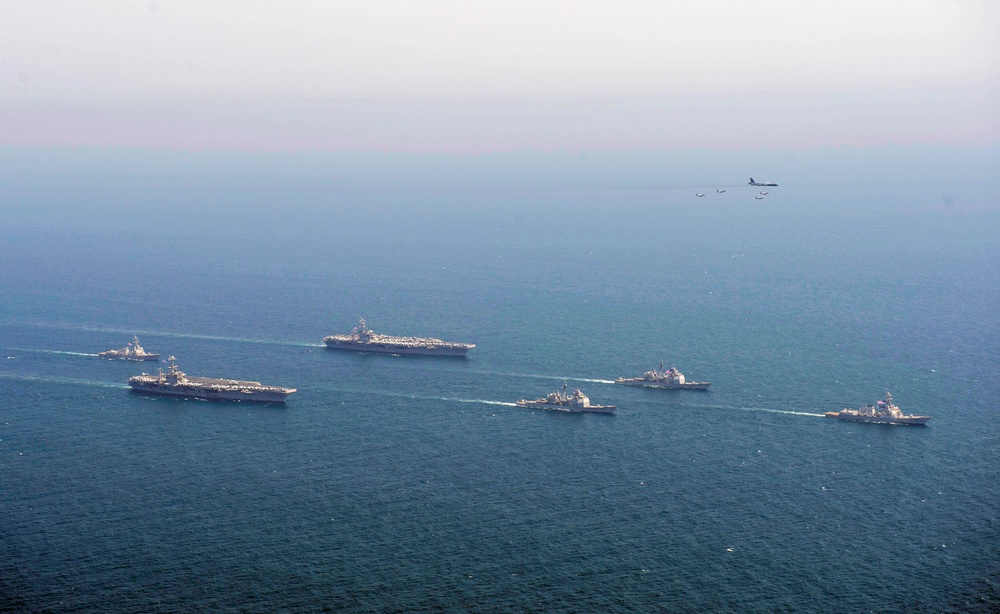 IKE, Truman Carrier Strike Groups conduct dual carrier operations