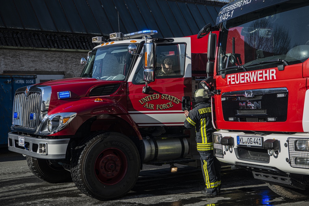 Ramstein Fire Department and Local Authorities Fight Fire with Interoperability