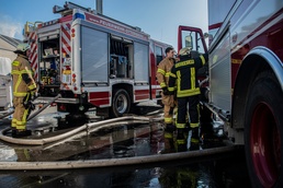 Ramstein Fire Department and Local Authorities Fight Fire with Interoperability