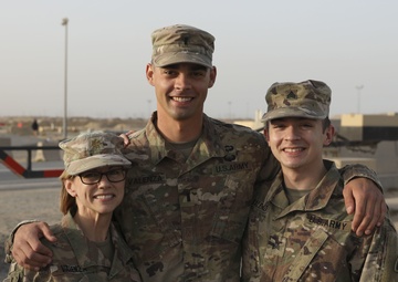 Family Reunited in Camp Arifjan