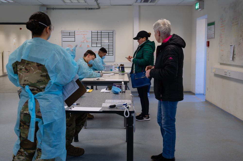 Healthcare screening  on the Hohenfels Training Area