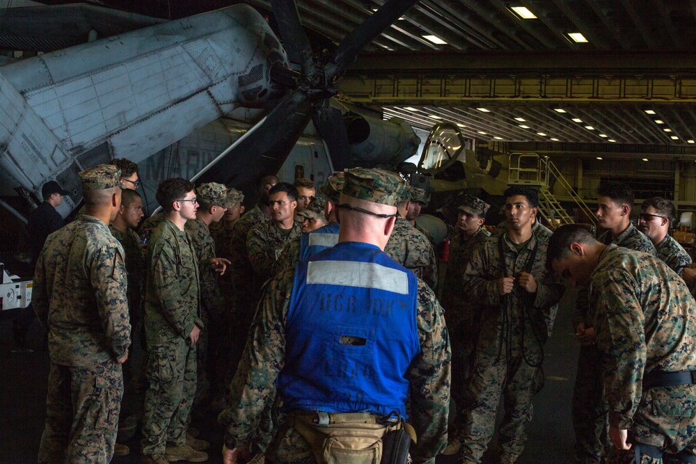Throwback: 31st MEU Marines conduct tactical debarkation from USS America