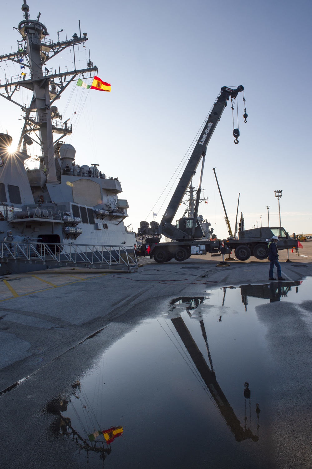USS Porter (DDG 75) departs for regularly scheduled deployment
