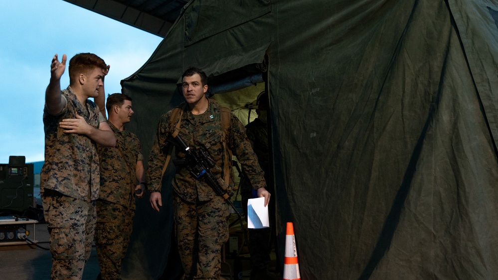 Marines Returning from Overseas Exercise Screened for COVID-19