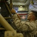 Marines work aboard USS Bataan