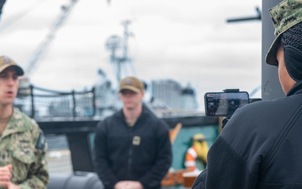 USS Constitution Sailors Conduct Facebook Live Tour