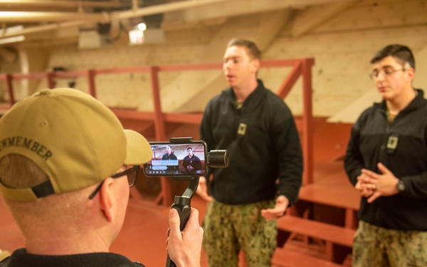 USS Constitution Sailors Conduct Facebook Live Tour