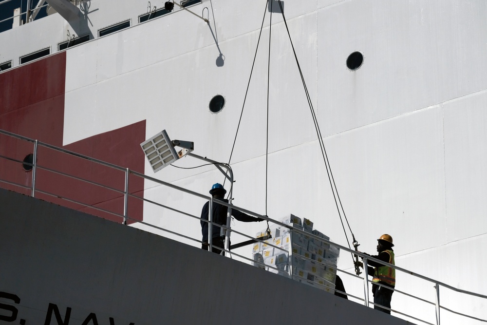 USNS Comfort (T-AH 20) Prepares for Deployment