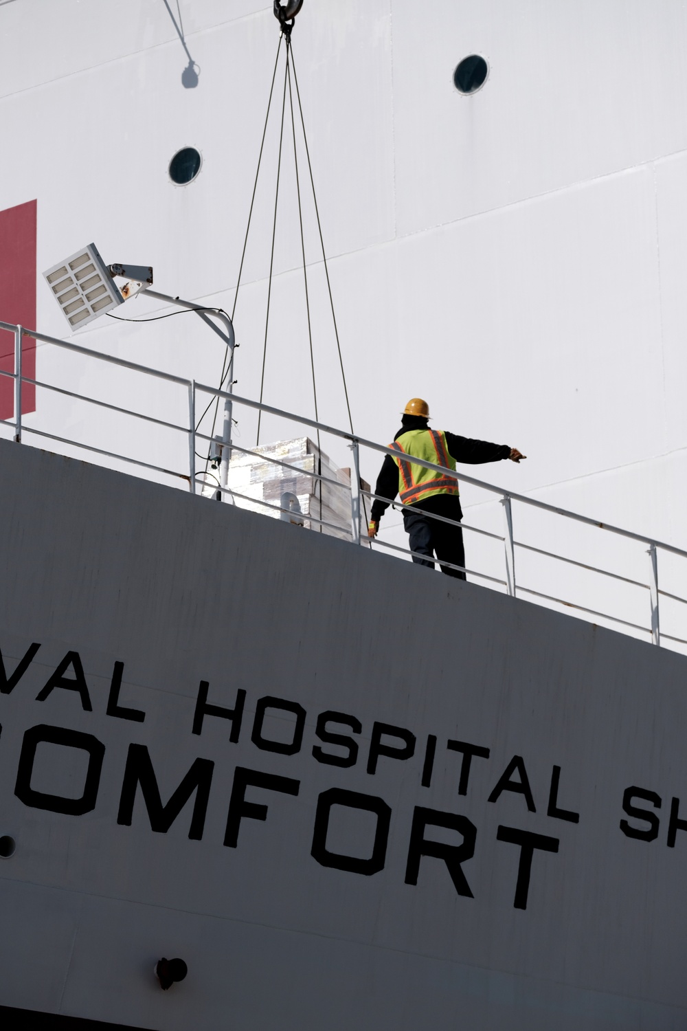 USNS Comfort (T-AH 20) Prepares for Deployment