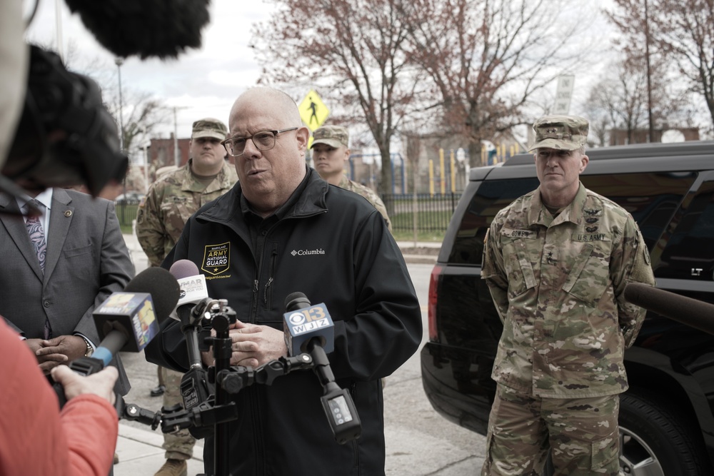 Baltimore Food Distribution Centers COVID-19 Response