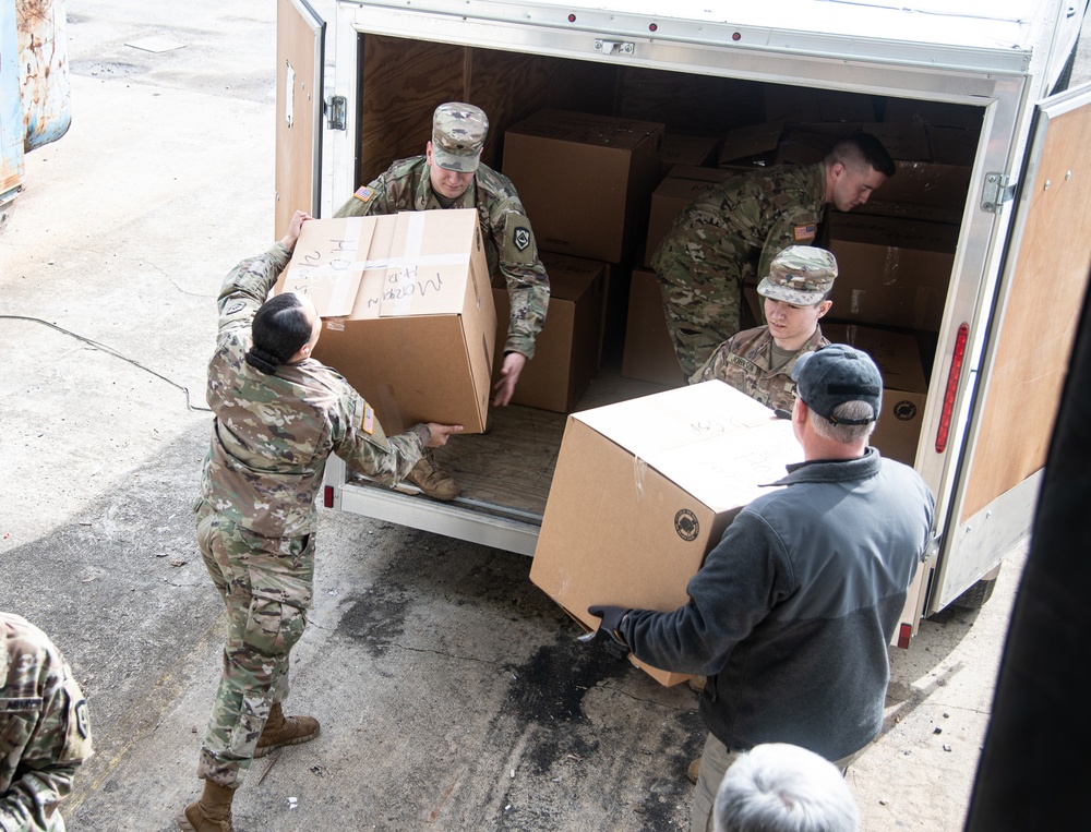 W.Va. Guard Assists Partner Agencies with Medical Supplies Deliveries