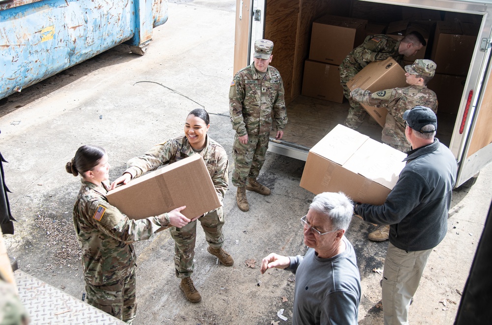 W.Va. Guard Assists Partner Agencies with Medical Supplies Deliveries