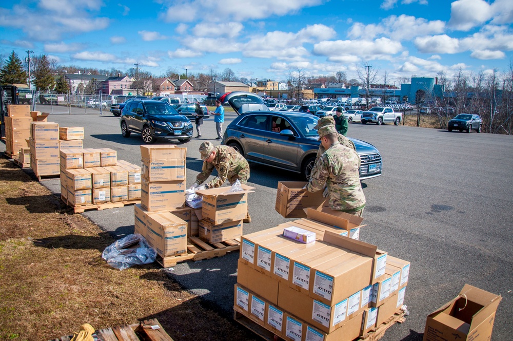 Connecticut Military Department assists with COVID19 relief efforts