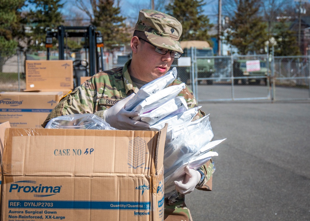 Connecticut Military Department assists with COVID19 relief efforts