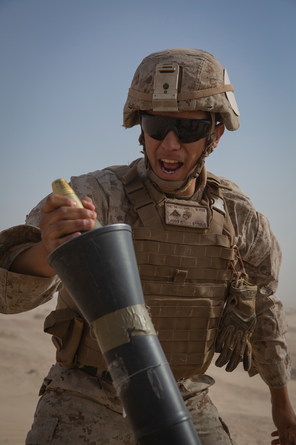 DVIDS - Images - U.S. Marines conduct a mortar live fire drill in the ...