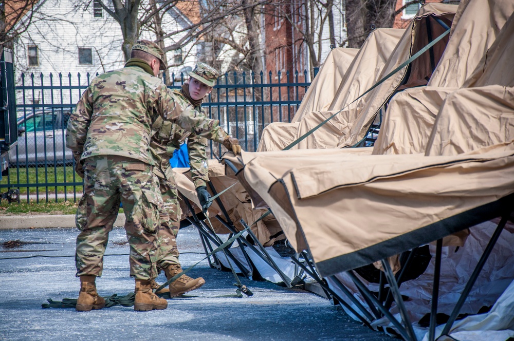 Connecticut Military Department assists with COVID19 relief efforts