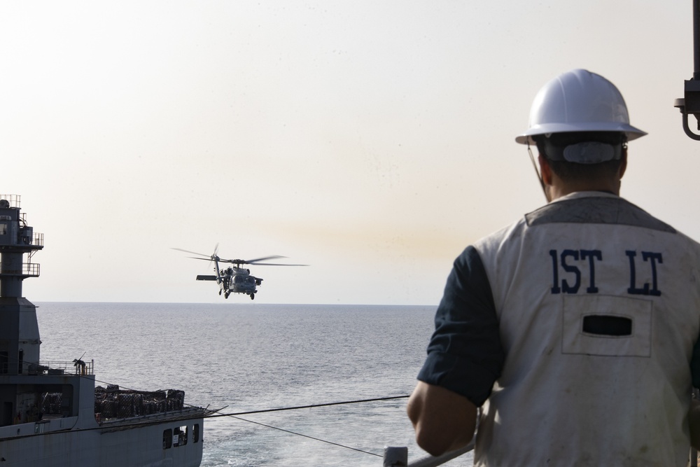 USS Bataan (LHD 5) Replenishment-at-sea