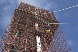 Water Tower onboard Diego Garcia Gets a Makeover