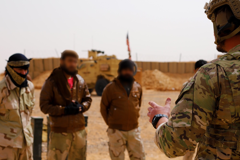 Green Beret, partner force mortar training