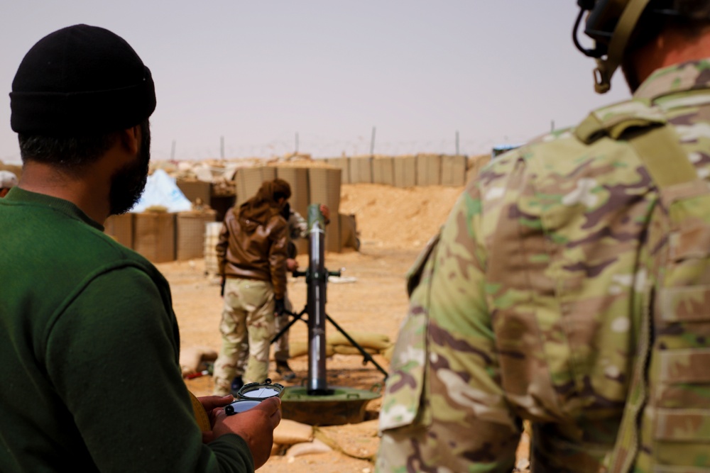 Green Beret, partner force mortar training