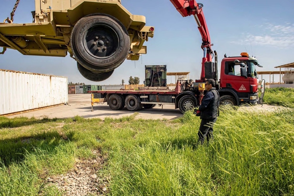 U.S. Forces prepare K1 Air Base for transfer to Iraqi Security Forces