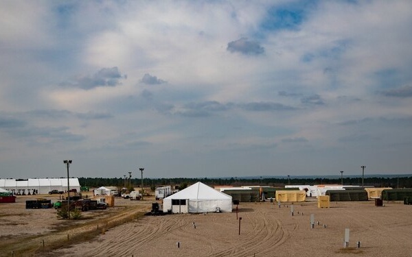 Quarantine site at Fort Bragg